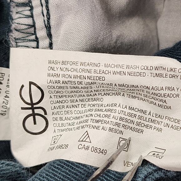 Gloria Vanderbilt Jeans Women 6 Green Amanda High Rise Tapered Leg Stretch Denim - Picture 9 of 15